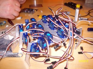 Dirt Cheap Hexapod Robot mechanical build Dirt Cheap Hexapod robot